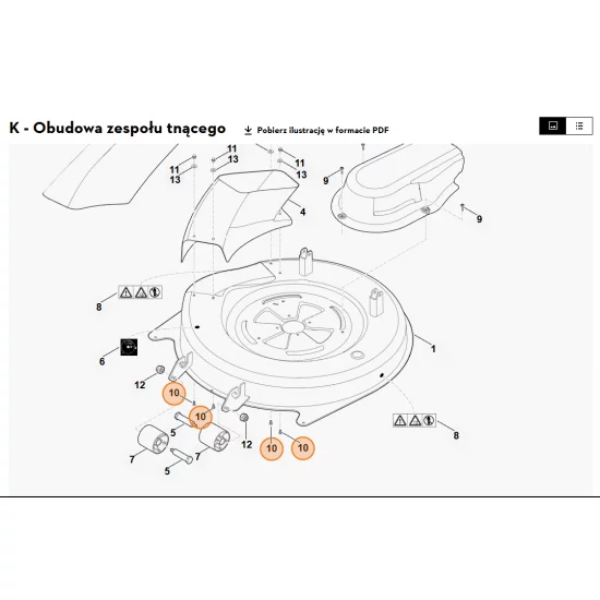 STIHL   Śruba z łbem okrągłym M6x16 9027 068 1280