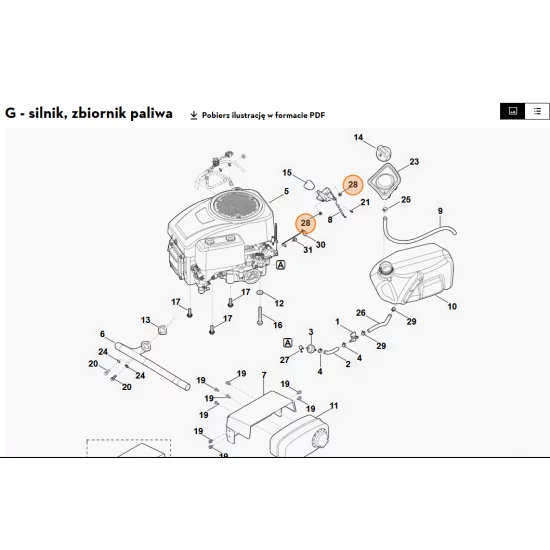 STIHL   Śruba ścinana M5x8 9039 488 0950