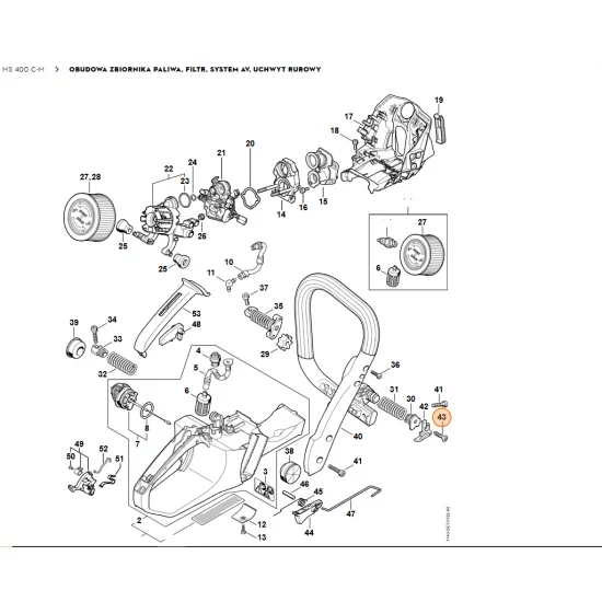 STIHL   Śruba z łbem cylindrycznym IS-P6x30 9074 477 4438