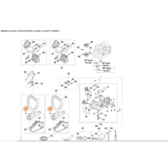 STIHL   Śruba z łbem cylindrycznym IS-P6x21,5 9074 478 4475