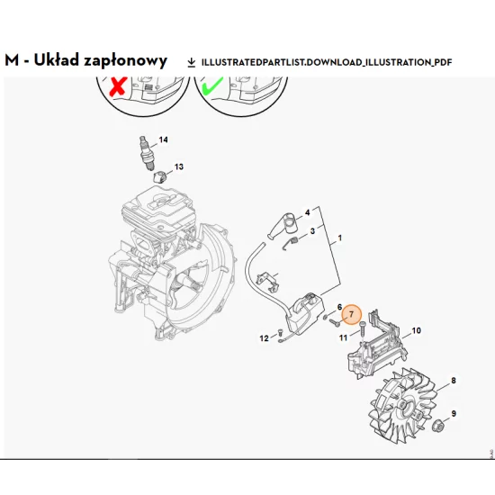 STIHL   Śruba z łbem cylindrycznym IS-D4x18 9075 478 3019