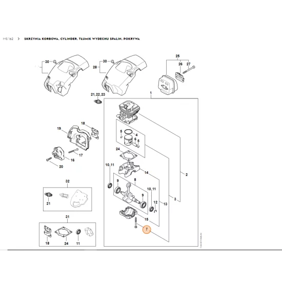 STIHL   Śruba samogwintująca z panowania IS D5x55 9075 478 4258