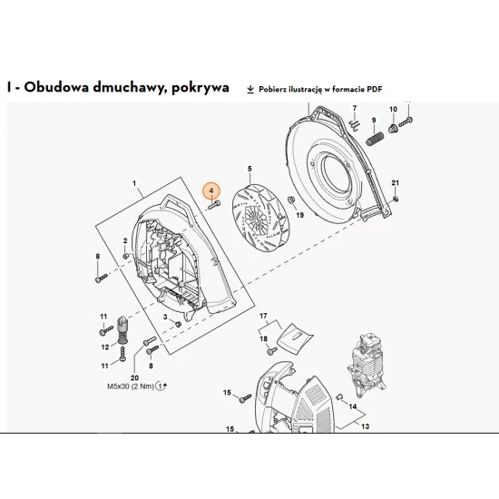 STIHL   Śruba z łbem cylindrycznym IS-D6x28 9075 478 4712