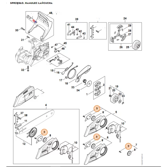 STIHL   Śruba z łbem cylindrycznym P4x12 9076 478 2996