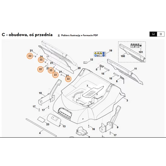 STIHL   Śruba ścinana P5x12 9104 007 4260