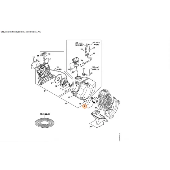 STIHL   Nakrętka sześciokątna M8x1 9210 261 1140