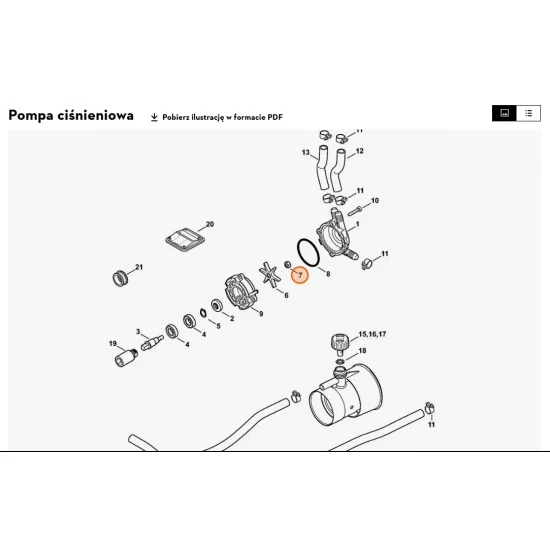 STIHL   Nakrętka sześciokątna M6-V2A 9210 421 0900