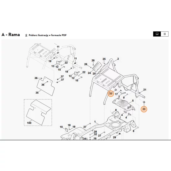 STIHL   Nakrętka sześciokątna M14 9212 260 1500