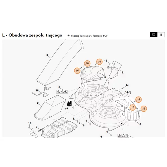 STIHL   Nakrętka sześciokątna M6 9216 263 0730