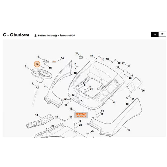 STIHL   Podkładka 13 9291 020 0220