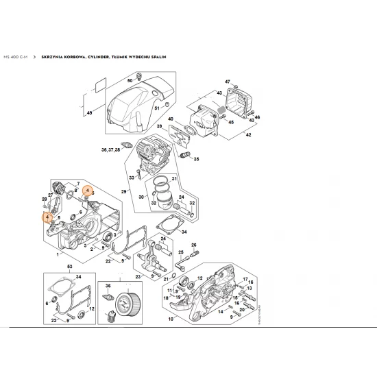 STIHL    Trzpień cylindryczny 1,8x19 9371 470 1058