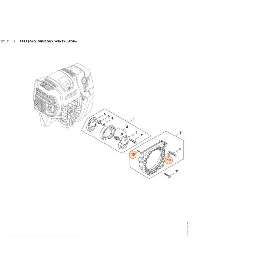 STIHL  Trzpień cylindryczny 5x12 9371 470 2570