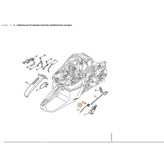 STIHL   Trzpień cylindryczny 5x22 9371 470 2630