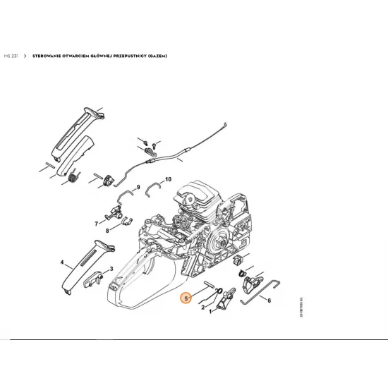 STIHL   Trzpień cylindryczny 5x28 9371 470 2680