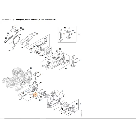 STIHL  Kołek rozprężny 2x10 9380 620 1090