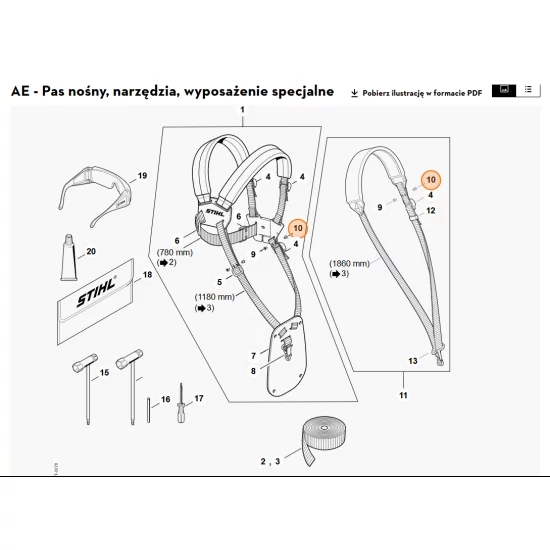 STIHL Główka nitu 9409 021 4420