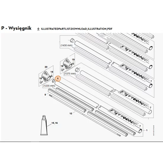 STIHL   Pierścień zębaty 24x0,5 9451 621 2933