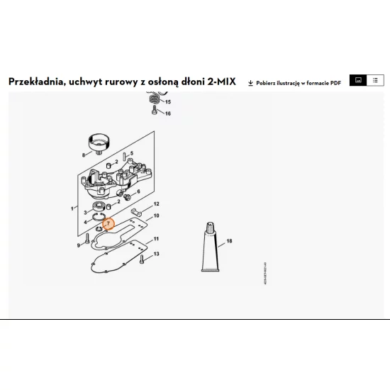 STIHL  Pierścień zabezpieczający 14x1 9455 621 1380