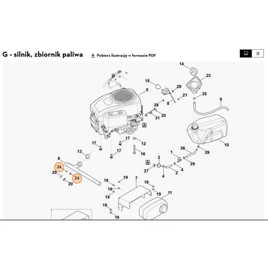 STIHL   Podkładka zabezpieczająca 8,4 9460 624 4030