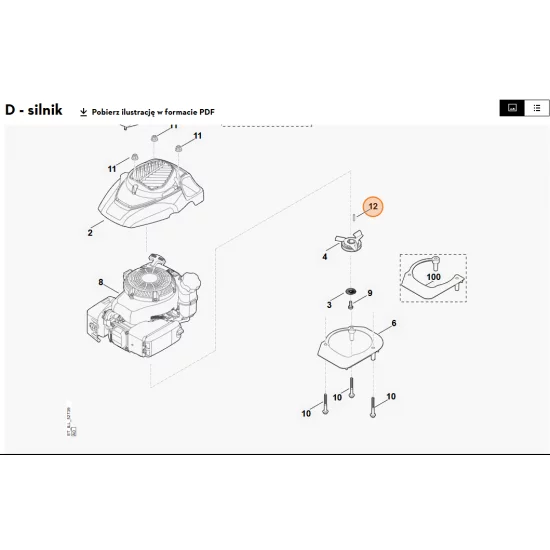 STIHL   Wpust pasowany B3/16"SQx40mm 9471 435 0870