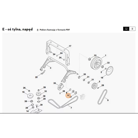 STIHL  Łożysko kulkowe 6003-2RS 9503 003 5330