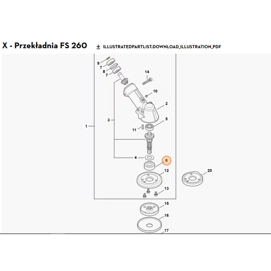 STIHL  Łożysko kulkowe 6202-2RS 9503 003 7450