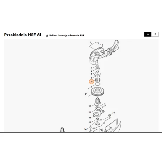 STIHL   Wałek igiełkowy 4x10 9517 003 5055