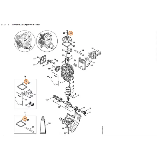 STIHL   Pierścień uszczelniający 5x9x1 9636 815 0270