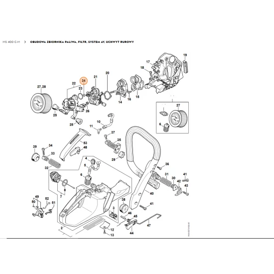 STIHL   Okrągły pierścień uszczelniający 9x1,5 9645 945 3094