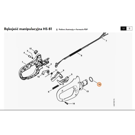 STIHL   Okrągły pierścień uszczelniający 28,17x3,53 9645 945 7790