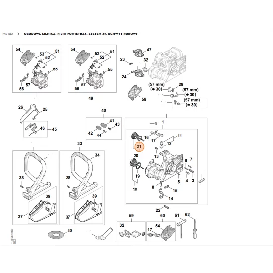 STIHL   Okrągły pierścień uszczelniający 23x3 9645 948 2470