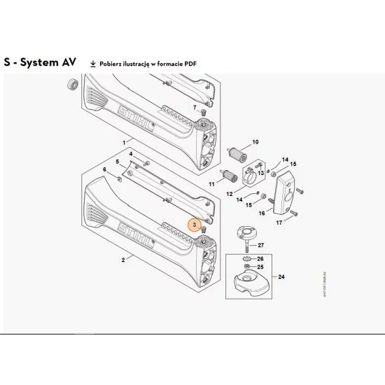 STIHL  Wkład gwintowany M6x15,4 9799 003 0410