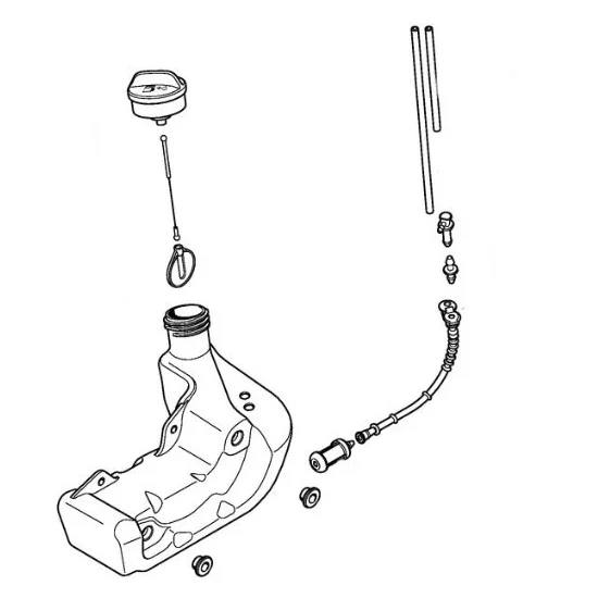ANDREAS STIHLAG&CoKG   Zbiornik paliwa 4151 350 0405
