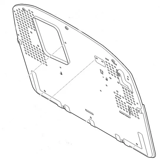 STIHL   Ściana tylna 6140 763 1100