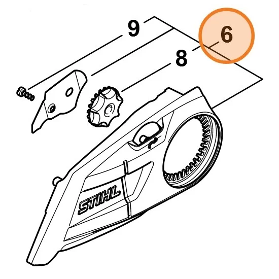 STIHL     Pokrywa koła napędu łańcucha 1148 640 1701