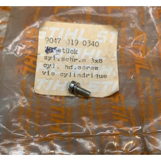 STIHL  Śruba z łbem cylindrycznym M3x8 9047 319 0340