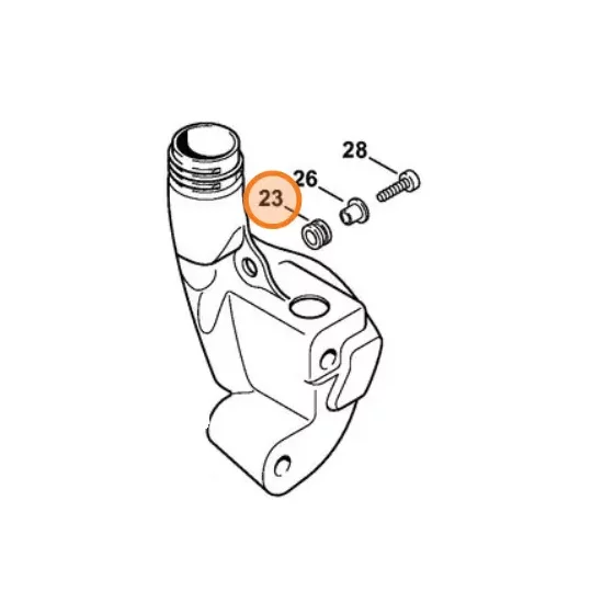 Tulejka pilarek kos KombiMotor STIHL MS 461 FS 120 KM 55