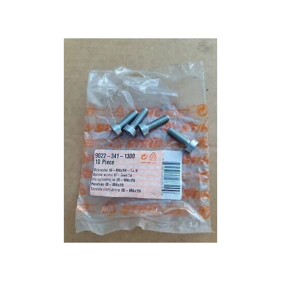 STIHL  Śruba z łbem walcowym IS M5x10 9022 341 1300
