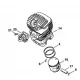 Cylinder z tłokiem Ø 44,7 mm pilarki STIHL MS 271